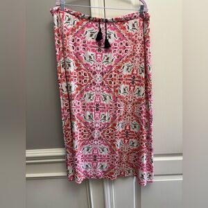 J.Jill geometric print skirt